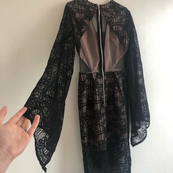 Bronx and Banco Natasha Noir Dress - Picture 6 of 7